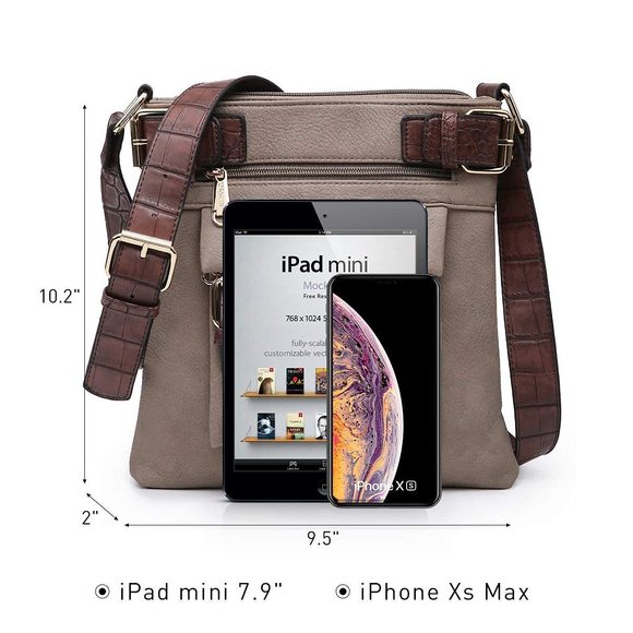 Top Belted Crossbody Bags Soft Leather Messenger Bag Shoulder Bag :[ - Picture 3 of 6